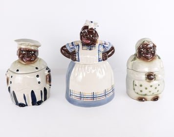 Black Americana Cookie Jars, 3