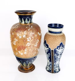 Royal Doulton Two Porcelain Vases