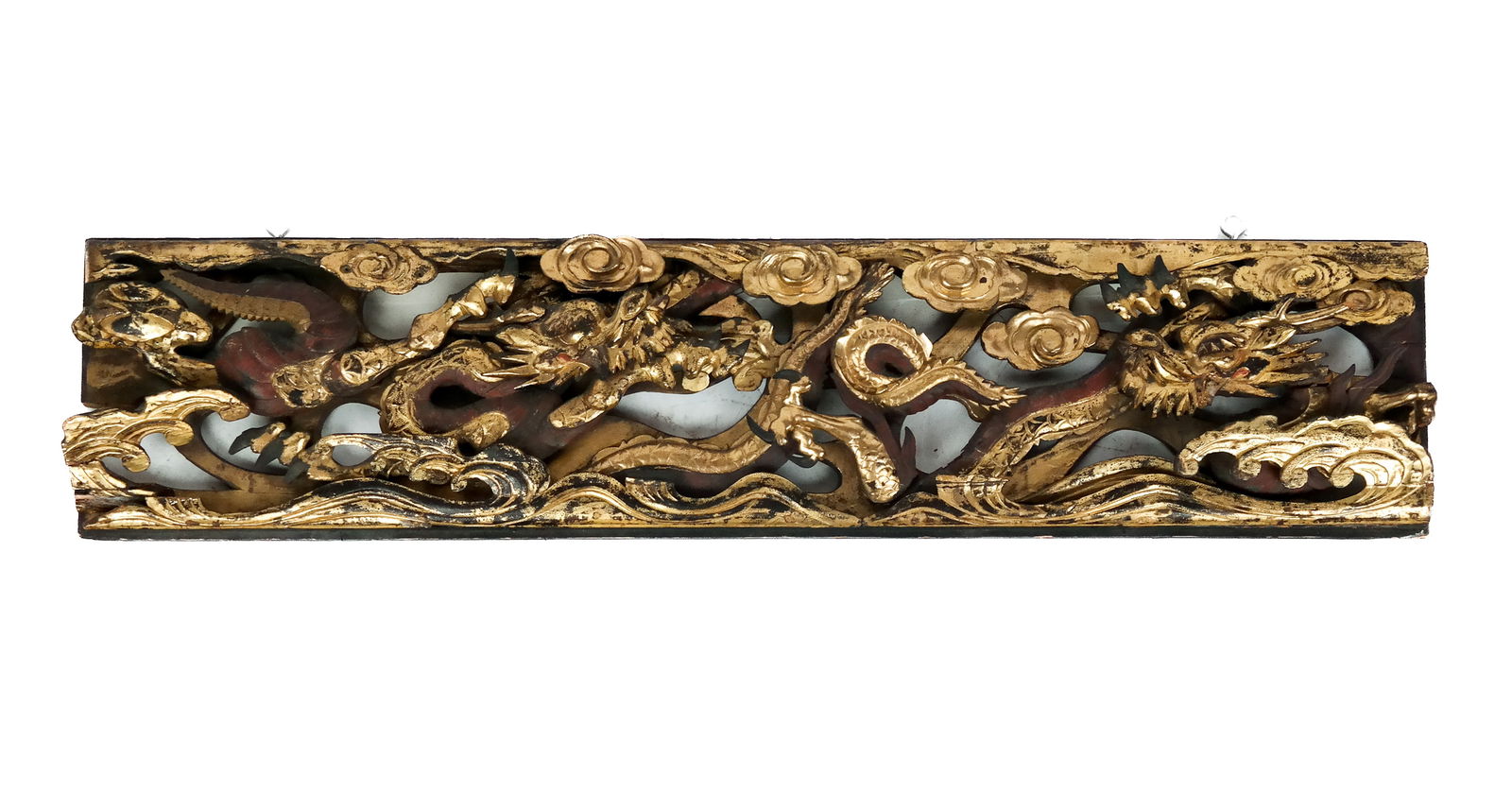 Chinese Gilt Carved Relief Panel (1 of 12)
