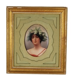 Herend Hand-Painted Porcelain Plaque "Daphne"