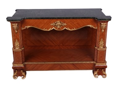 Louis XVI Gilt Bronze and Kingwood Console