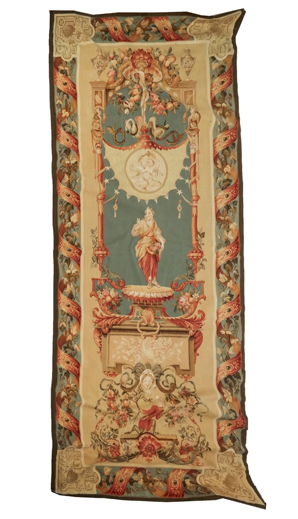 Classical Decorated Aubusson Tapestry (1 of 15)