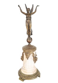 French Classical Winged Figural Sculpture