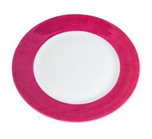 Legle Legrand Lebouc Pink Decorated Salad Plates 6