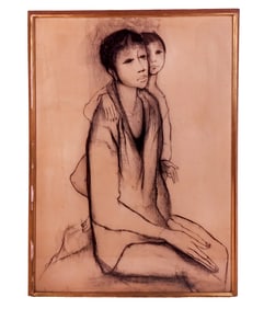 After Jean JANSEM: Two Figures - Drawing