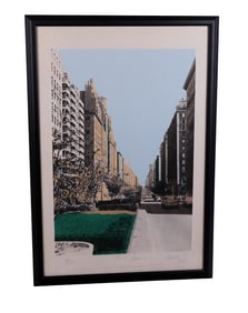 Georgette BATLLE: "Park Avenue" - Lithograph