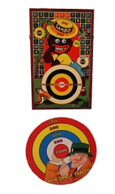 Two Vintage Game Targets