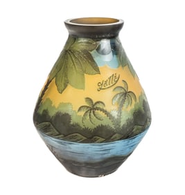 Art Nouveau Cameo Glass Vase