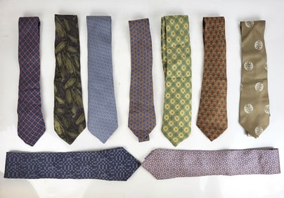 Hermes, Armani & Fendi Ties, 9