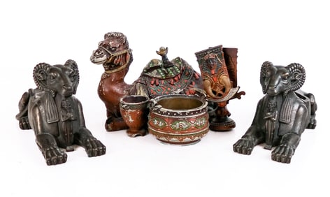 Three Animal Vessels