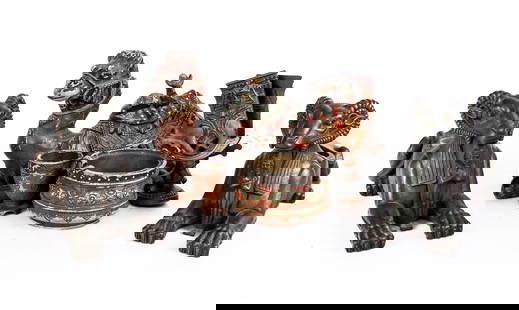 Three Animal Vessels