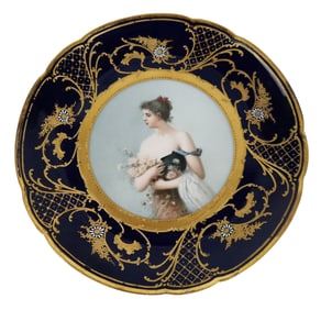 Royal Vienna Porcelain Portrait Plate