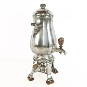 French Silver Plate Hot Water Urn