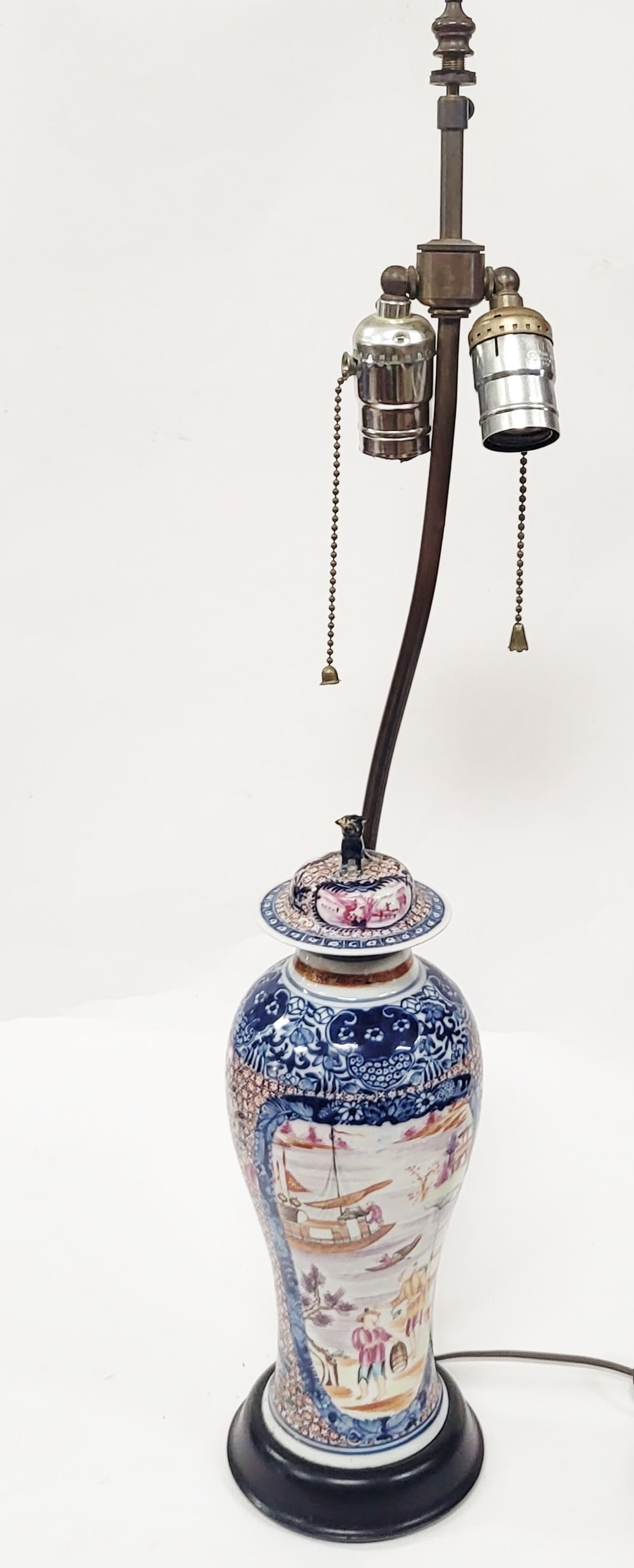 18th C. Chinese Porcelain Vase As Lamp (1 of 18)
