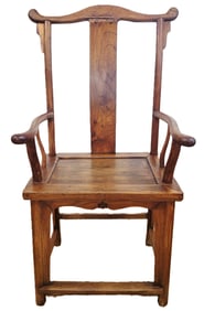 Antique Chinese Carved Teakwood Chair