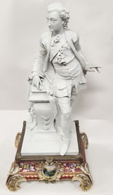 Antique French Bisque Sculpture Of Mozart