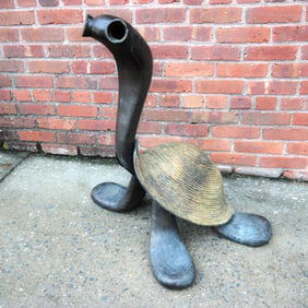 Tolla INBAR: "Lonesome George" - Bronze Sculpture