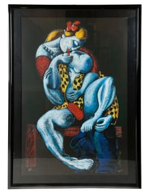 Yuri YUROZ "The Kiss" Serigraph on Paper