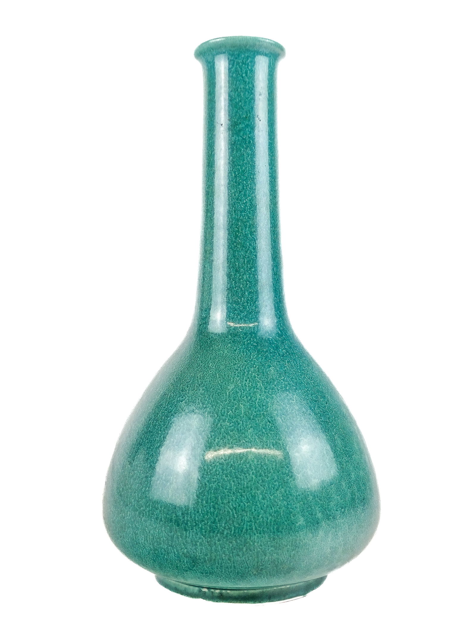 Ruskin England Green Pottery Vase (1 of 6)
