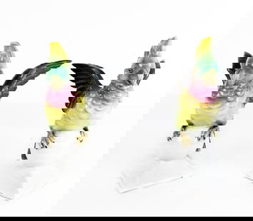 Pr Gerald & Co Tettau Bavarian Porcelain Cockatoos
