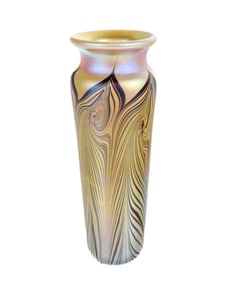 Signed Favrile Glass Vase