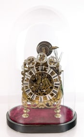 Eight Bell Skeleton Clock