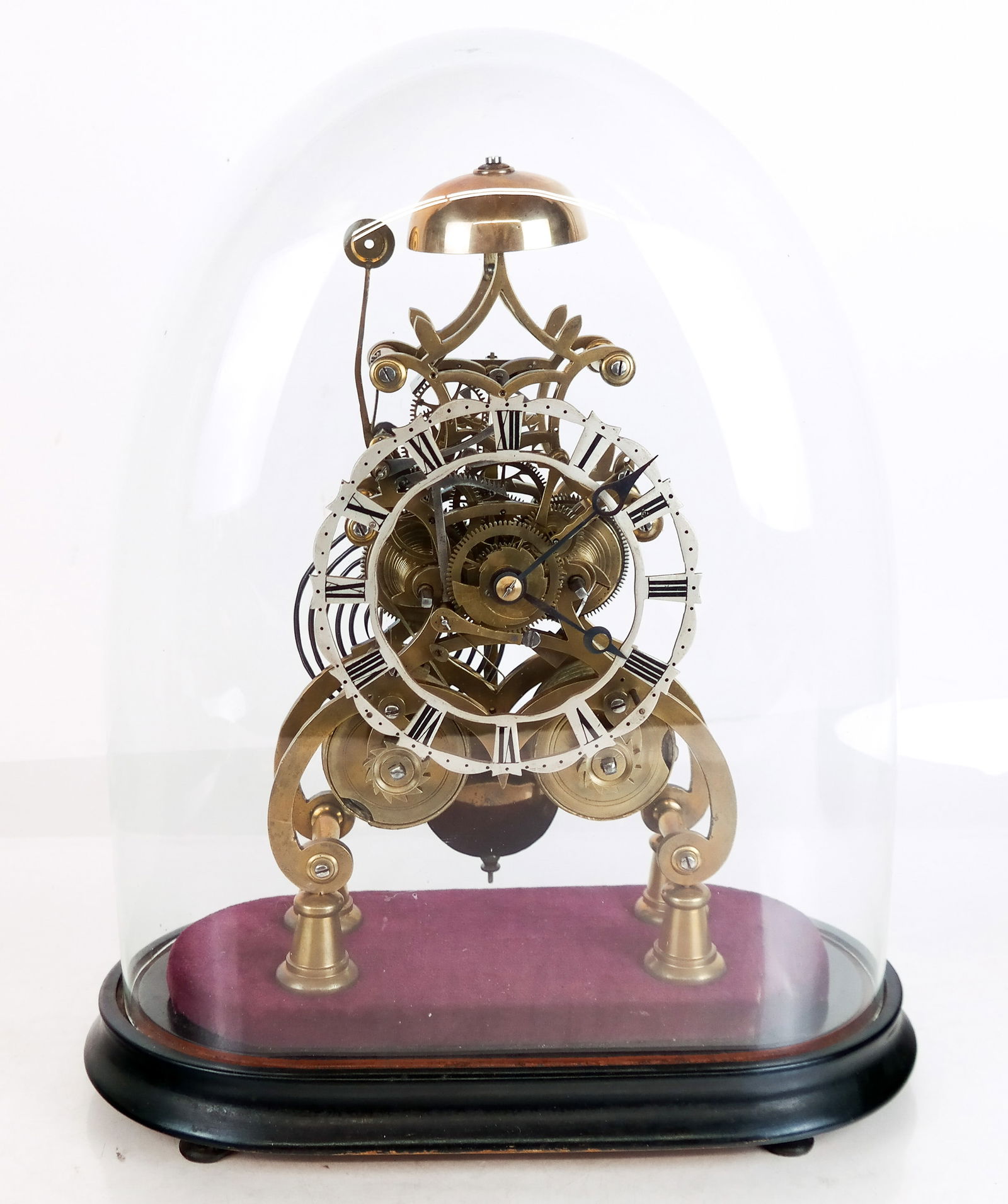 Skeleton Clock in Case (1 of 13)