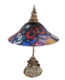 Ulla DARNI Metal and Glass Table Lamp
