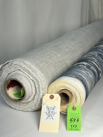 Clarke & Clarke Print & Zinc's Silver Foil Fabrics