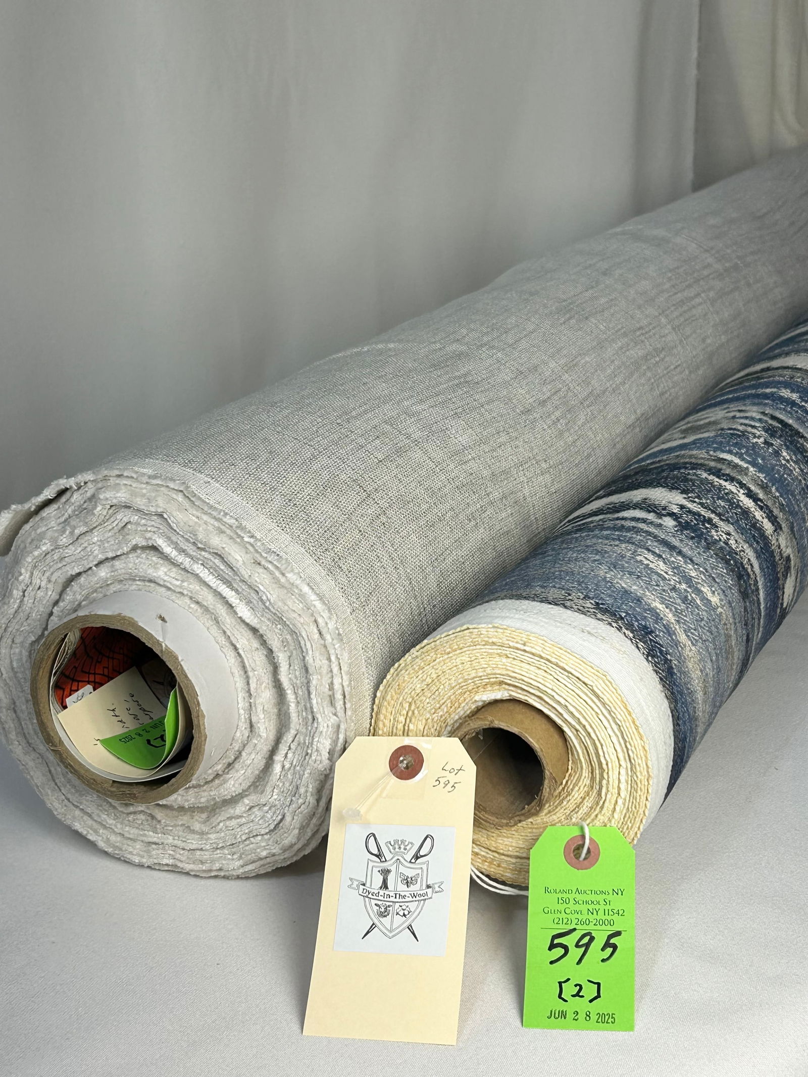 Clarke & Clarke Print & Zinc's Silver Foil Fabrics (1 of 8)