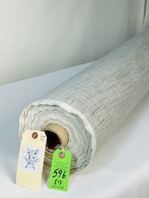 Zinc's Silver-Foiled Linen Blended Fabric