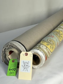 Kravets Printed Paisley Metamorphosis Linen Fabric