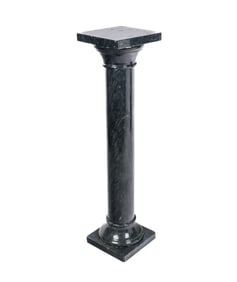 Black Marble Pedestal