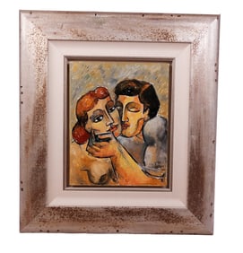 YUROZ: "Whispering Touch" - Oil Painting