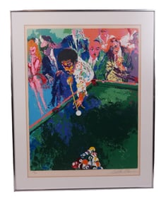 Leroy NEIMAN: "Pool Players" - Lithograph