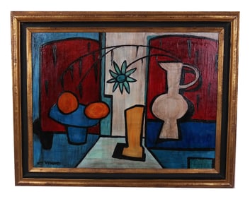 Claude VENARD: Still Life - Oil Painting