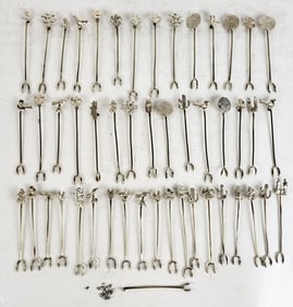 Silver & Plate Hor d'Ouevre Picks / Toothpicks, 49