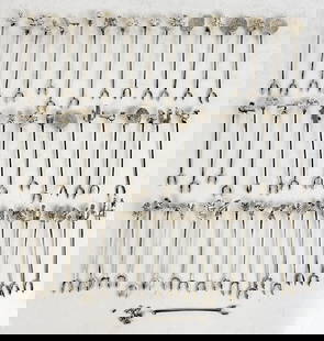 Silver & Plate Hor d'Ouevre Picks / Toothpicks, 49