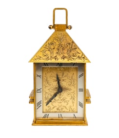 Just Gilt Metal Carriage Clock