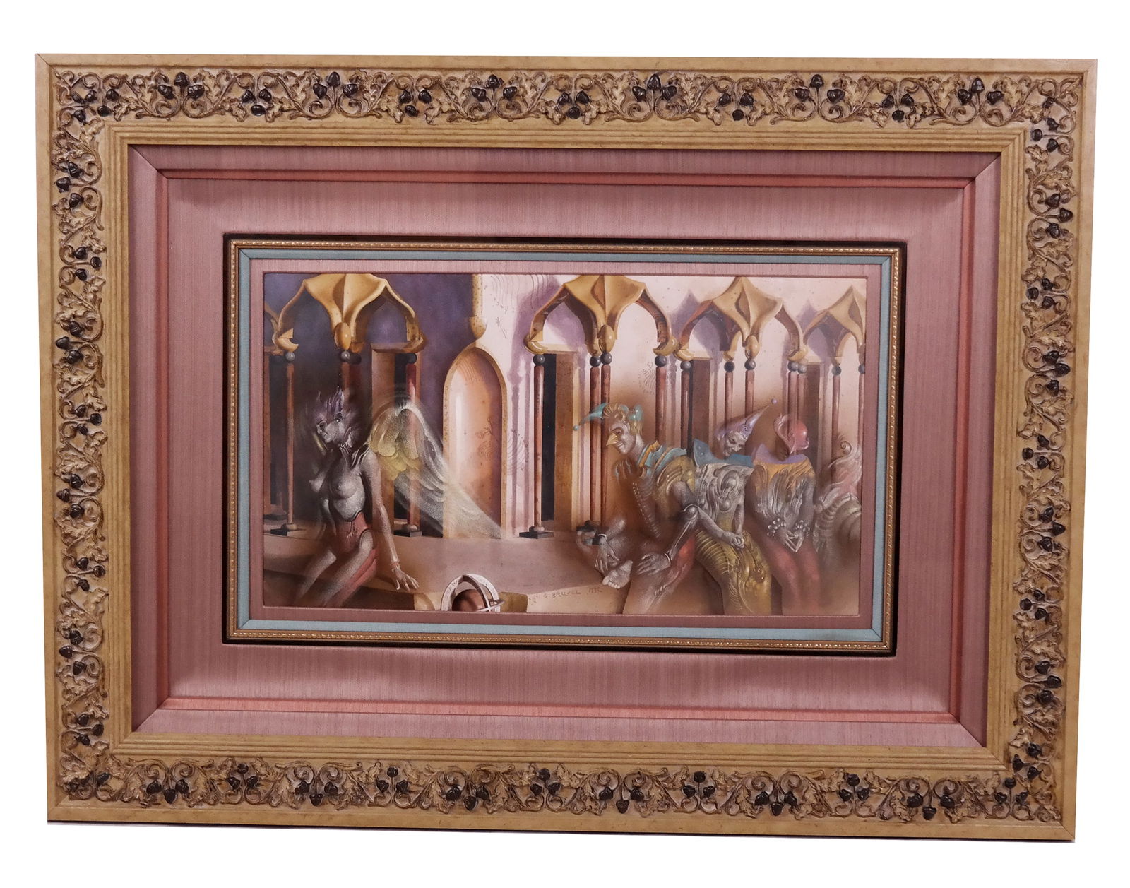 Gil BRUVEL: Figural Fantasy Interior - Mixed Media (1 of 10)