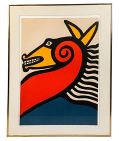Alexander CALDER: "Sea Horse" - Lithograph