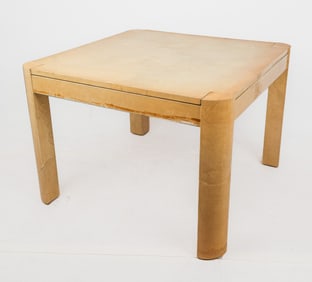 Karl Springer Lacquered Goatskin Games Table