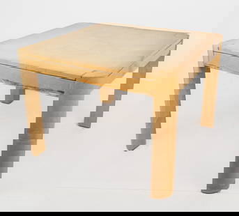 Karl Springer Lacquered Goatskin Games Table