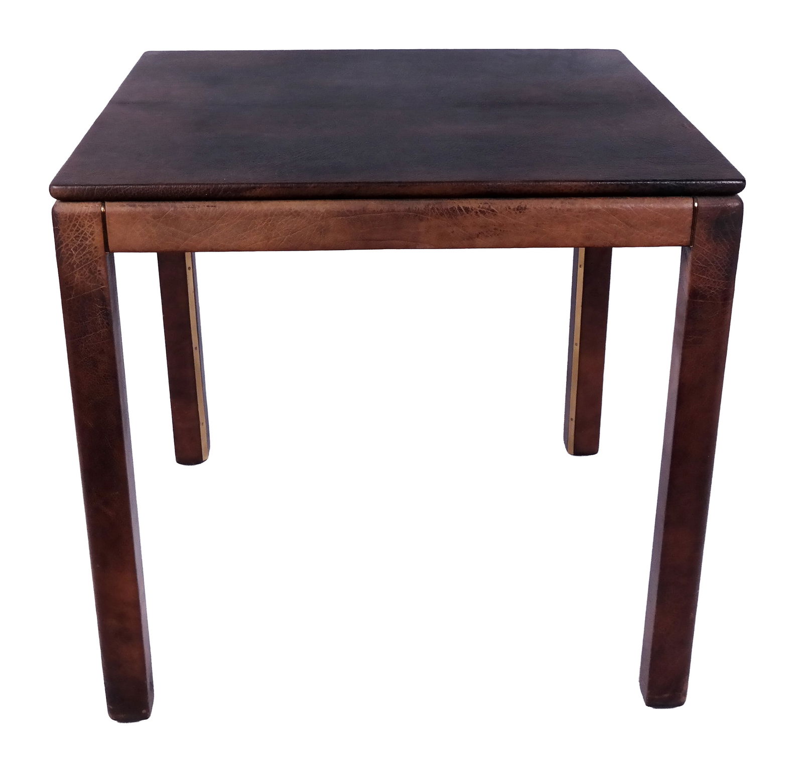 Karl Springer Two Tone Leather Games Table (1 of 11)