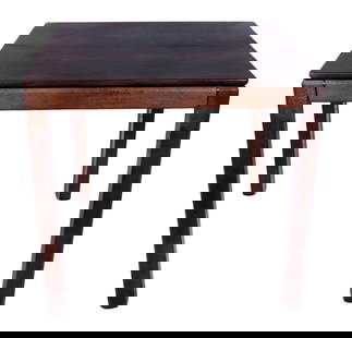 Karl Springer Two Tone Leather Games Table
