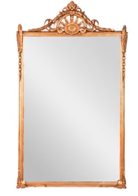 Regency-Style Gilt-Framed Mirror