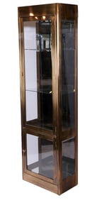 Mastercraft Patinated Brass Vitrine
