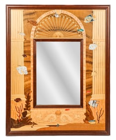 Hudson River "King Neptune's Gateway" Mirror