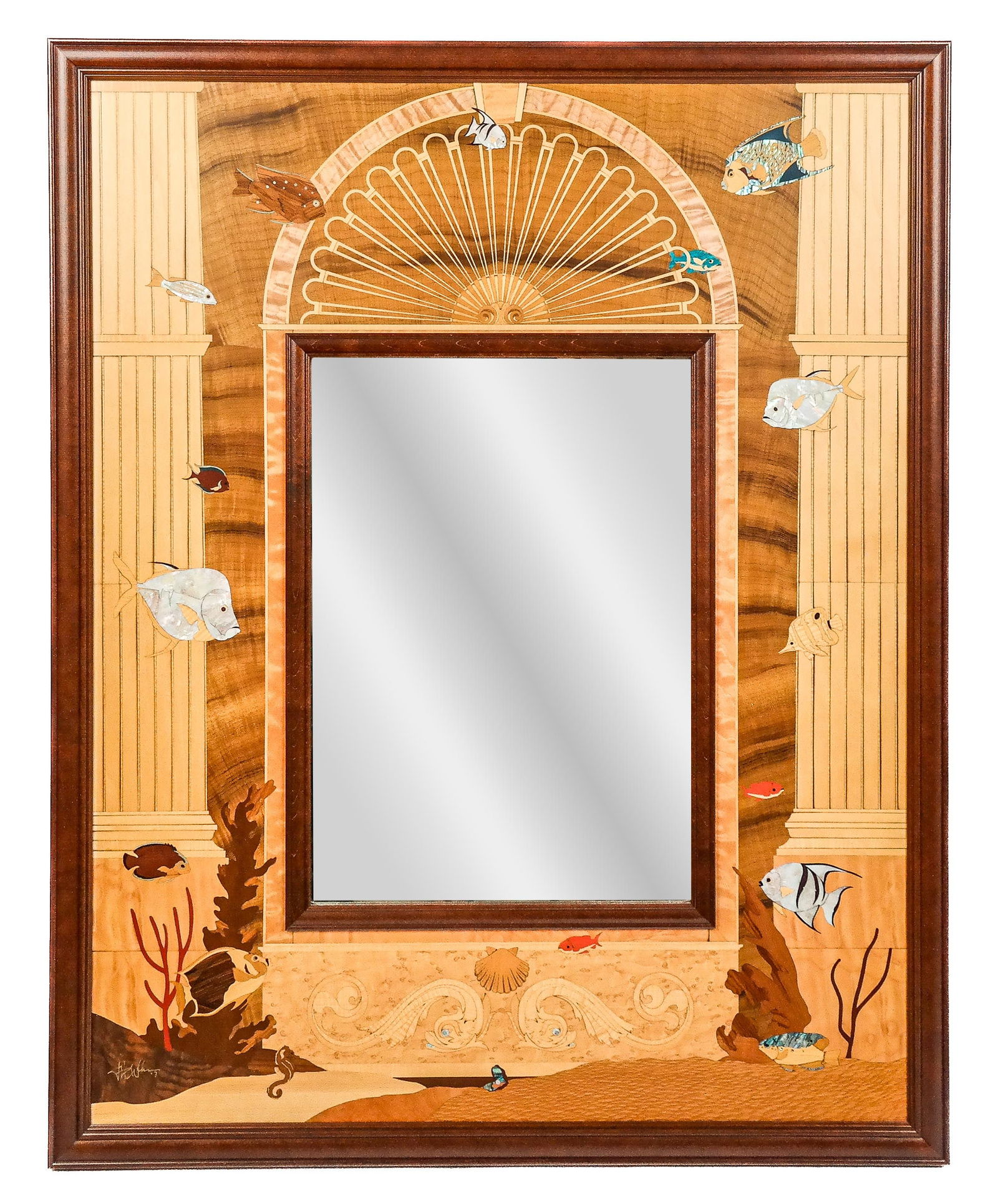 Hudson River "King Neptune's Gateway" Mirror (1 of 9)