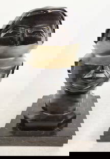 Brutalist Bronze Sculpture